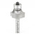 Amana 49500 Carbide Tipped Corner Rounding 3/16 R x 7/8 D x 1/2 CH x 1/4" Shank w/ Lower Ball Bearing Router Bit