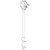 GRACO 235534 - Twistork Helix Agitator, Reversible, Non-Siphon, Air-Driven, 1-1/2 HP, 37.25" Long, 304 Stainless Steel