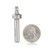 Amana MR0114 Miniature 5/32 R Corner Rounding w/ 3/16 D Ball Bearing x 1/2 D x 3/8 CH x 1/4" Shank Carbide Tipped Router