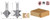Amana 55468 2-Piece Carbide Tipped Edge Banding 30 Deg x 1-19/32 D x 1" CH x 1/2 Shank w/ Lower Ball