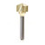Amana 45741 ZrN Coated V-Groove 135 Deg. Folding for ACM Panels Like Alucobond, Dibond, 0.078 Tip Cut Width x 1/2 CH x 3