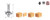 Amana 55312 Carbide Tipped 45 Deg Laminate Miter Joint Undercutter Assembly 1-3/8 D x 1/4 CH x 1/4"