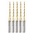 Amana 46284-5, 5-Pack CNC 2D/3D Carving 1 Deg Tapered Angle Ball Nose x 1/8 D x 1/16 R x 1-1/2 CH x 1/4 Shank x 3" x 3 F