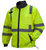 Pyramex RJR3410X2 Hi-Vis Lime Windbreaker Polyester Jacket, 4-in-1, Size 2XL