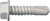 Daggerz SDSSCT1480 - #14 x 8" Hex Washer Head Self-Drill Screws 410SS Dagger-Guard 250ct