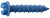 Daggerz CONHB-1450 - 1/4 x 5" Dagger-Con Hex Washer Concrete Screws Bulk Blue 500ct