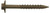 Daggerz QCCT14214BRZ - 1/4 x 2-1/4" Quick-Con Hex Flange Concrete Screws Bronze 1000ct