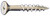 Daggerz DLFLPHZ08034 - #8 x 3/4" Dagger-Lok Phillips Flat w/Nibs Coarse Wood Screws Zinc 10000ct