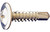 Daggerz MTSDZ08178 - #8 x 1-7/8" Phillips Modified Truss Wafer Self-Drill Screws Zinc 3000ct