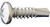 Daggerz PPSDZ08100 - #8 x 1" Phillips Pan Head Self-Drill Screws Zinc 7500ct