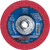 PFERD 67364 5" x 5/8-11 POLIFAN CURVE Flap Disc SGP Ceramic Oxide 60G Large Radius