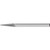 PFERD 23472 Carbide Bur, Cone (Pointed), DBL Cut 1/8" x 3/8" x 1/8" Shank, SM-41