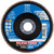 PFERD 62138 4" x 5/8" POLIFAN Flap Disc - Flat SG Zirconia 40G