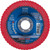 PFERD 67197 5" x 7/8" POLIFAN CURVE Flap Disc SGP Ceramic Oxide 60G Med. Radius