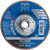 PFERD 62254 4-1/2" x 5/8-11 POLIFAN Flap Disc - Flat SG Aluminum Oxide 80G