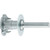 PFERD 44839 POLICLEAN Drive Arbor 3/8" Shank, 1/2" Bore - Double Wheel