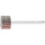 PFERD 45092 5/8" x 3/8" Mini Mounted Flap Wheel 1/8" Shank, Aluminum Oxide 80 Grit