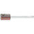 PFERD 45078 3/8" x 5/8" Mini Mounted Flap Wheel 1/8" Shank, Aluminum Oxide 80 Grit