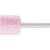 PFERD 34187 W220 Vitrified Mounted Point 1/4" Shank A/O 30G - Med.