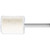 PFERD 48526 Felt Point Cylindr. - 1" x 1-1/4" 1/4" Shank, Medium Grade