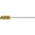 PFERD 83412 3/8" Power Tube Brush .004 Brass Wire, 1/8" Stem, SS/SS