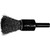 PFERD 82983 1/2" Crimped Wire End Brush .010 SS Wire, 1/4" Shank