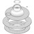 GRACO 224916 - Follower Plate, Dyna-Star 5:1 Pump, 35 lb Drum