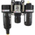 Coilhose Pneumatics 29-3T38-00D 29 Series Filter+ Regulator + Lubricator, Compact, 3/8", Automatic, w/ Square Gauge