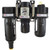 Coilhose Pneumatics 29-3T14-00D 29 Series Filter + Regulator + Lubricator, Compact, 1/4", Automatic, w/ Square Gauge