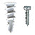 Simpson Strong-Tie SWN08LS-R100 - Nylon Drywall Anchor w/ #8 x 1-1/4" Screws 100ct