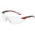 Honeywell S4410 Ignite Eyewear, Clear Lens, Polycarbonate, HC, Metallic Red/Silver Frame