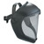 Honeywell S8510 Bionic Face Shield, Ratchet Headband, Antifog Clear/Black Matte