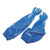 Honeywell NK803ES/8 Nitri-Knit Supported Nitrile Gloves, Elastic, Interlock Knit, Size 8, Blue