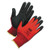 Honeywell NF11/9L NorthFlex Red Foamed PVC Palm Coated Gloves, Large, Red