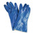 Honeywell NK803/10 Nitri-Knit Supported Nitrile Gloves, Elastic Cuff, Interlock Lined, 10, Blue