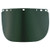 Honeywell 4178DGN High Performance Faceshield Windows, Dark Green, Wide View, 16-1/2" x 8"