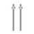 Simpson Strong-Tie RFB#4X5HDGP2 - 1/2" x 5" Galvanized Retro-Fit Bolt 2ct