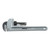 PROTO J810A Aluminum Pipe Wrench, 90 Deg Head Angle, Forged Steel Jaw, 10"