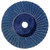 WEILER 50913 Bobcat Flat Flap Disc, 3", 40 Grit, 20000RPM