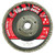 WEILER 50104 SaberTooth Ceramic Flap Disc 4 1/2" 36 Grit 5/8 Arbor 13000RPM