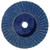 WEILER 50912 Bobcat Flat Flap Disc, 3", 36 Grit, 20000RPM