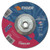 WEILER 57128 Tiger Grinding Wheels, 6" Dia., 1/4" Thick, 24 Grit, Aluminum Oxide