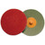 WEILER 60177 Plastic Button Style Blending Disc, Ceramic, 3" Dia., 80 Grit