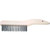 PFERD 85033 Shoe Handle Scratch Brush, 4x16 Rows, CS Wire, Wooden Block