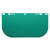 Jackson 29100 F20 Polycarbonate Face Shields, Dark Green, 15 1/2" x 8" x 0.04"
