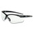Jackson 50000 SG Series Glasses, Clear/Polycarbonate Anti-Scratch Lens, Black