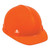 Jackson 14839 SC-6 Hard Hat, 4-point Ratchet, Front Brim Safety Cap, Orange