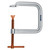 PALMGREN 9629238 - 0-8" Regular Duty C-Clamp- Extra Deep Throat / Copper Spindles