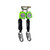 Safewaze 019-5056 - 6' Web Dual Leg Retractable with Steel Snap Hooks & 9012 BWB
