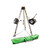 Safewaze 019-11004 - 7' Adjustable Tripod Kit with 65' 3-Way, 65' Personnel Winch, and Storage Bag
